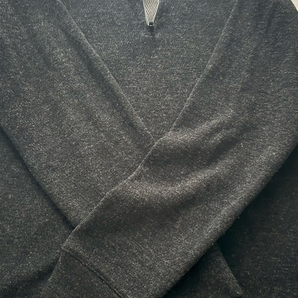 Men's Black Half-Zip Sweater - Picture 4 of 6